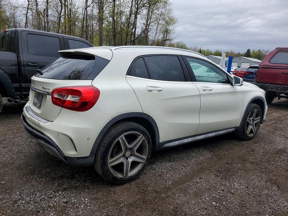 2015 Mercedes-benz Gla-class VIN WDCTG4GB2FJ080468 COPART salvage auction — SIDE, On - Permit No Brand - Unfit, sold $4,500 on 2026-07-07 (photo 3)