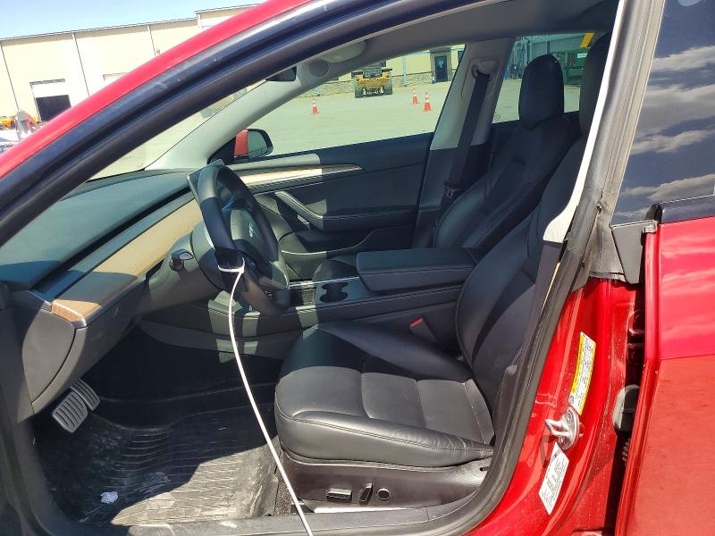 2022 Tesla Model 3 VIN 5YJ3E1EC0NF322881 COPART salvage auction — HAIL, TX - CERTIFICATE OF TITLE, sold $6,200 on 2026-07-30 (photo 7)