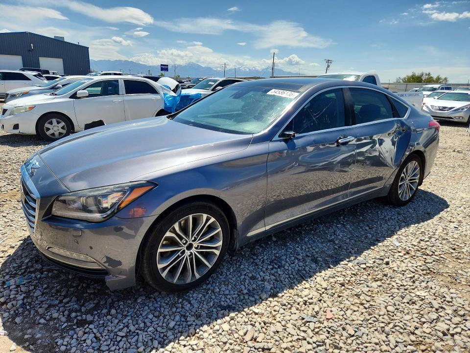2015 Hyundai VIN KMHGN4JE3FU071742 COPART salvage auction — SIDE, UT - SALVAGE CERTIFICATE, sold $1,400 on 2026-07-31 (photo 1)