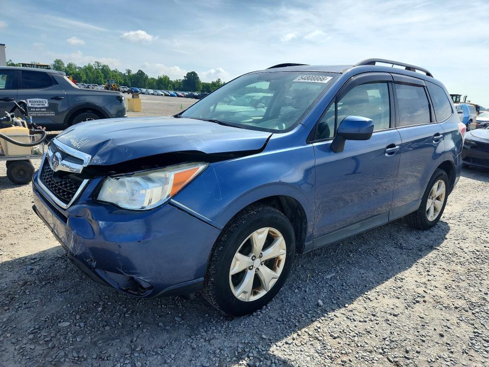 2014 Subaru VIN JF2SJAGC1EH510332 COPART salvage auction — FRONT END, Nc - Salvage Certificate Of Title, sold $225 on 2026-07-27 (photo 1)