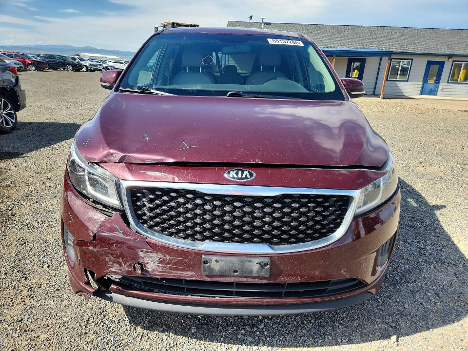 2015 Kia SEDONA VIN KNDMB5C18F6040054 COPART salvage auction — FRONT END, Mt - Salvage Certificate Of A Vehic, sold $1,050 on 2026-07-07 (photo 5)