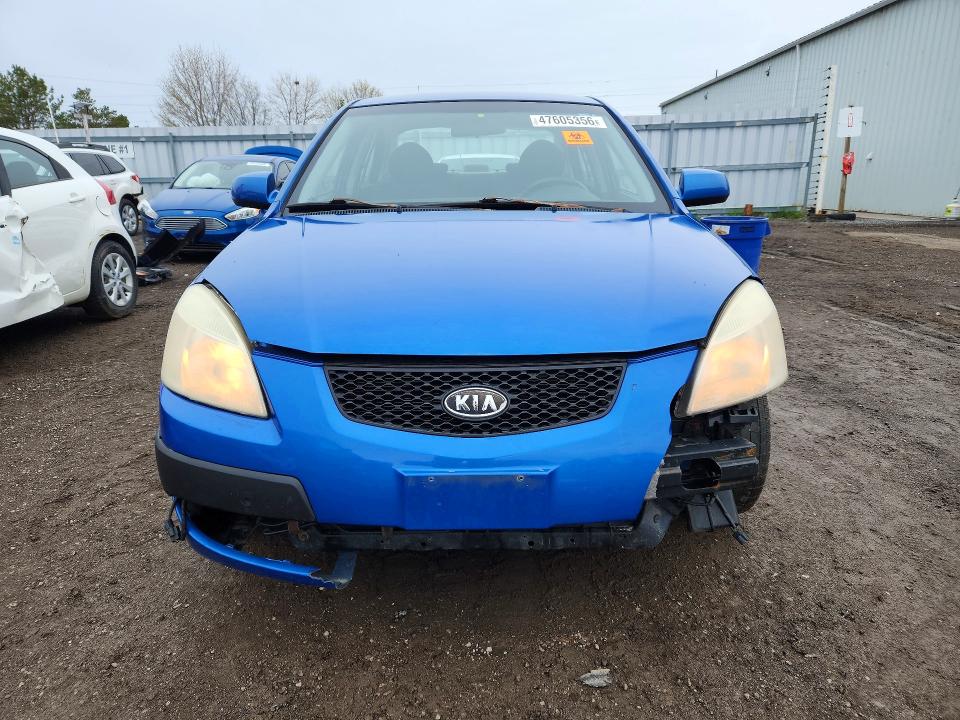 2006 Kia Rio VIN KNADE123X66060841 COPART salvage auction — FRONT END, On - Permit Salvage, sold $200 on 2026-07-07 (photo 5)