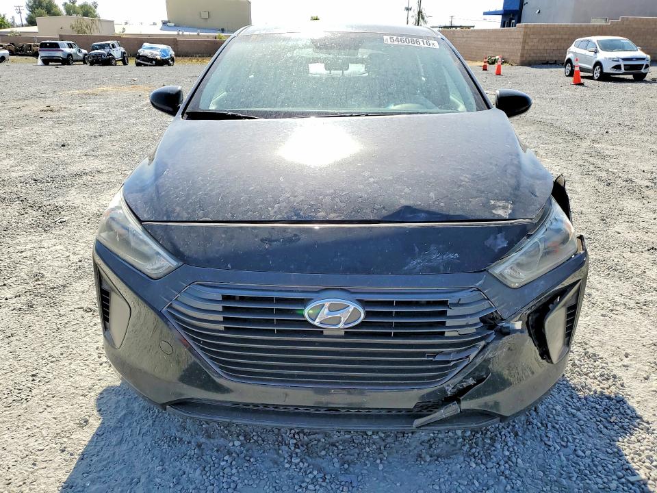 2017 Hyundai Ioniq VIN KMHC65LC5HU035986 COPART salvage auction — FRONT END, Ca - Salvage Certificate, sold $875 on 2026-07-08 (photo 5)