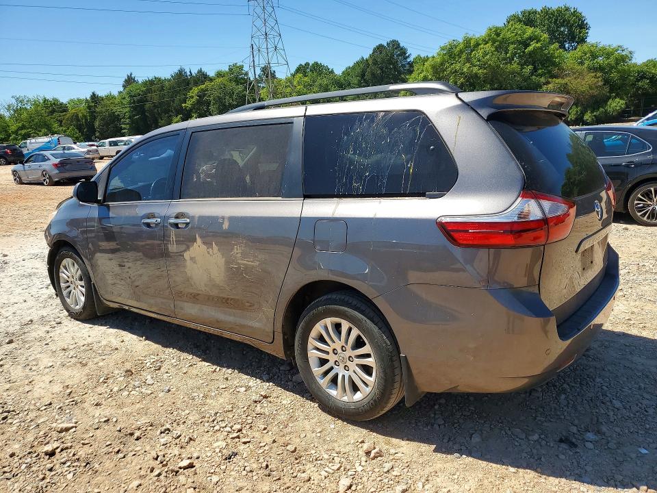 2017 Toyota Sienna VIN 5TDYZ3DCXHS836521 COPART salvage auction — FRONT END, Nc - Salvage Certificate Of Title, sold $3,050 on 2026-07-20 (photo 2)