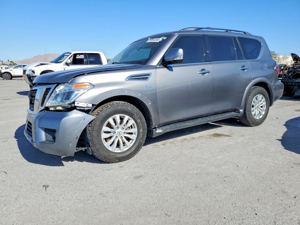 2019 Nissan Armada VIN JN8AY2ND6KX009045 COPART salvage auction — FRONT END, Ar - Cert Of Title-Salvage, sold $3,450 on 2026-07-28 (photo 1)