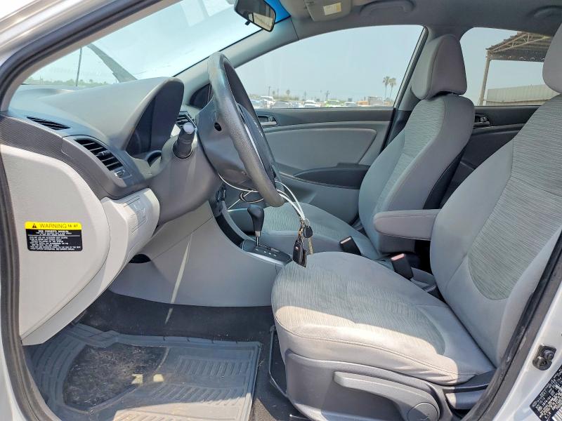 2016 Hyundai Accent VIN KMHCT4AE5GU060215 COPART salvage auction — WATER/FLOOD, TX - SALVAGE TITLE-FLOOD DAMAGE, sold $400 on 2026-07-28 (photo 7)