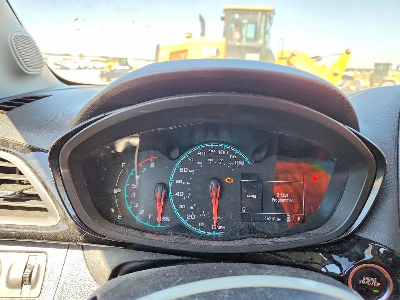 2022 Chevrolet VIN KL8CF6SA5NC035135 COPART salvage auction — FRONT END, Id - Salvage Certificate Of Title, sold $375 on 2026-07-21 (photo 9)
