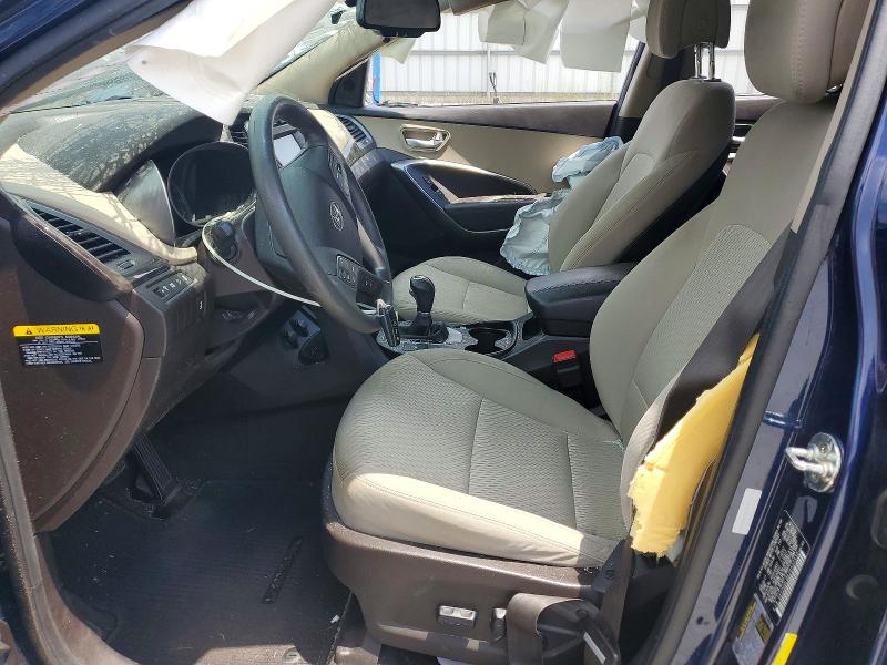 2018 Hyundai Santa fe VIN 5XYZUDLB6JG537550 COPART salvage auction — BURN, Nc - Salvage Certificate Of Title, sold $1,150 on 2026-07-08 (photo 7)