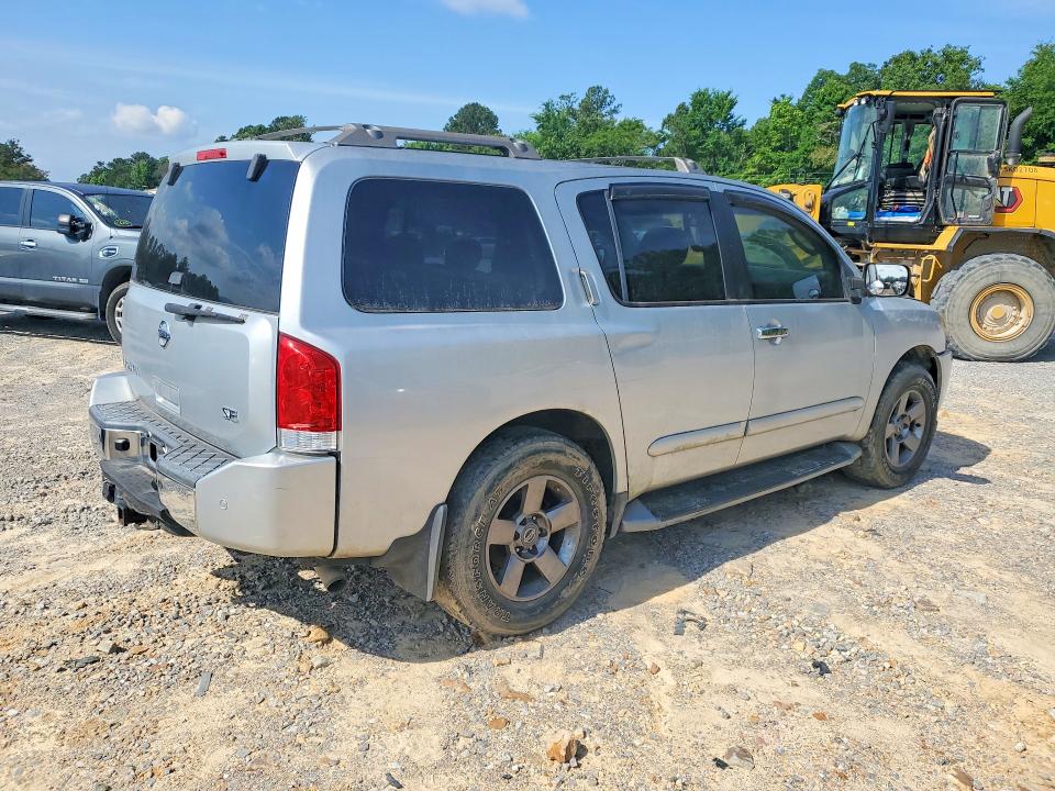 2005 Nissan Armada VIN 5N1AA08B55N715983 COPART salvage auction — MECHANICAL, Al - Certificate Of Title (P), sold $1,200 on 2026-07-03 (photo 3)