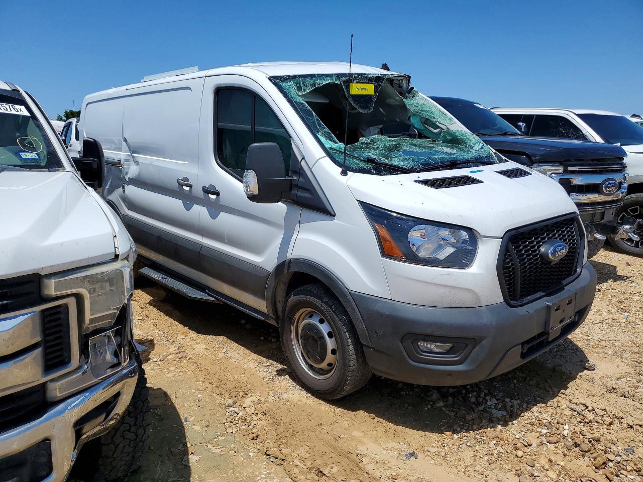 2023 Ford Transit VIN 1FTBR1Y83PKC05955 COPART salvage auction — Minor Dent/Scratches, TX - CERTIFICATE OF TITLE (P), sold $8,600 on 2026-07-08 (photo 4)