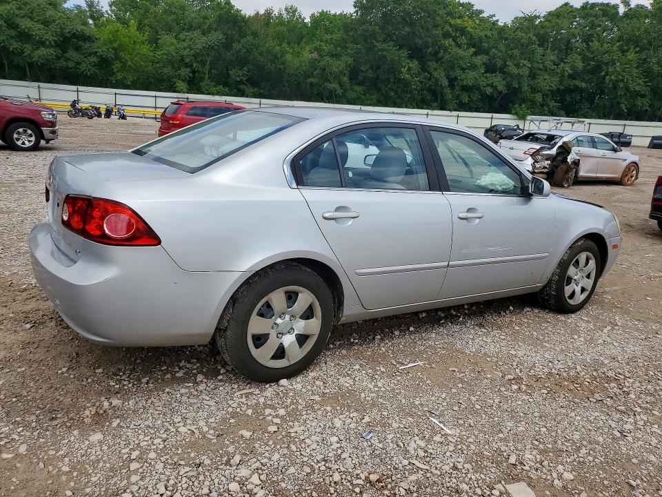 2006 Kia Optima VIN KNAGE123965036128 COPART salvage auction — FRONT END, Ok - Cert Of Title-Salvage, sold $250 on 2026-07-02 (photo 3)