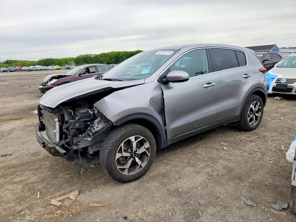 2021 Kia VIN KNDPMCAC5M7863712 COPART salvage auction — FRONT END, Ma - Cert Of Title-Salvage, sold $3,950 on 2026-07-08 (photo 1)