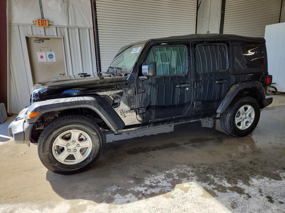2022 Jeep Wrangler unlimited VIN 1C4HJXDG5NW165529 COPART salvage auction — NORMAL WEAR, IL - CERTIFICATE OF TITLE, sold $20,500 on 2026-07-16 (photo 1)