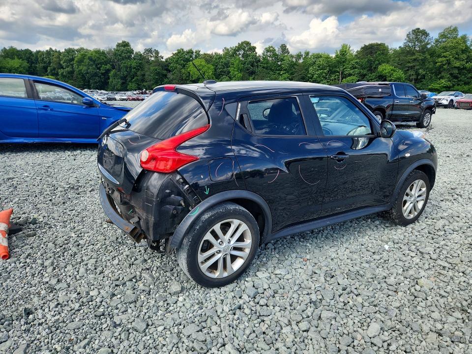 2013 Nissan Juke VIN JN8AF5MVXDT228778 COPART salvage auction — FRONT END, Nc - Salvage Certificate Of Title, sold $650 on 2026-07-15 (photo 3)