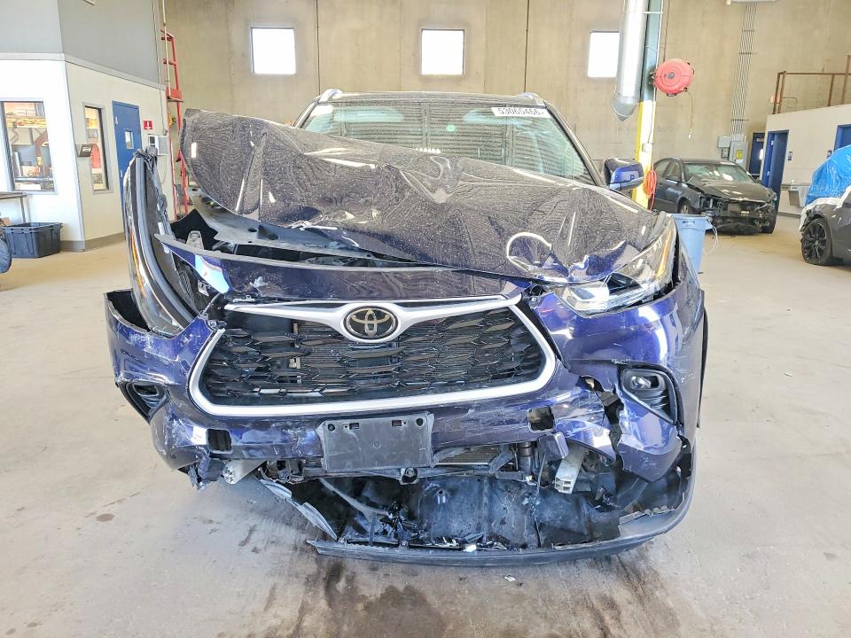 2021 Toyota Highlander VIN 5TDGZRBH1MS539726 COPART salvage auction — FRONT END, Mn - Cert Of Title-Salvage, sold $13,300 on 2026-07-07 (photo 5)