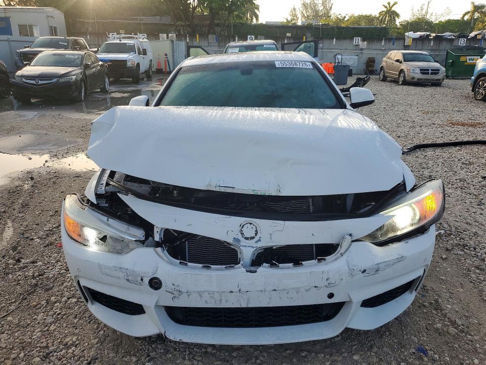 2015 BMW 4er VIN WBA3N3C57FK232452 COPART salvage auction — FRONT END, Fl - Cert Of Title Slvg Rebuildable, sold $3,250 on 2026-08-04 (photo 5)