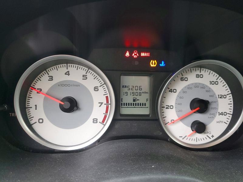 2013 Subaru Impreza VIN JF1GPAA61D1883843 COPART salvage auction — REAR END, Ma - Cert Of Title-Reconstrctd Coll, sold $400 on 2026-07-15 (photo 9)