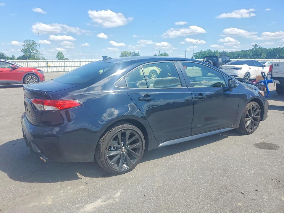 2026 Toyota VIN JTDBCMFE4T3129887 COPART salvage auction — SIDE, Nc - Salvage Certificate Of Title, sold $6,500 on 2026-07-28 (photo 3)