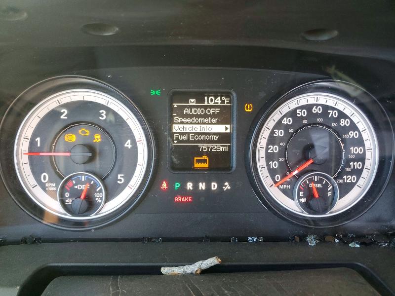 2014 Ram 2500 VIN 3C6UR5CL9EG110730 COPART salvage auction — ALL OVER, Ut - Salvage Certificate, sold $2,100 on 2026-08-05 (photo 9)