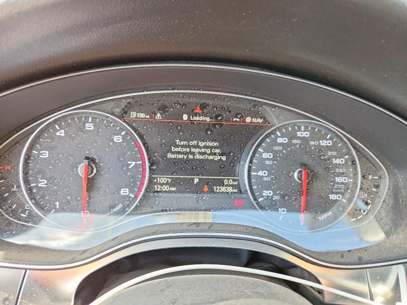 2014 Audi A7 VIN WAUWGAFC1EN072037 COPART salvage auction — MECHANICAL, Az - Cert Of Title - Salvage, sold $750 on 2026-07-06 (photo 9)