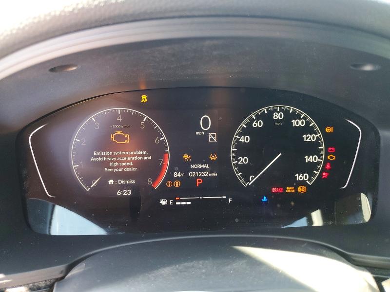 2025 Honda Civic VIN 19XFL2H84SE002612 COPART salvage auction — FRONT END, Nv - Salvage Title, sold $4,000 on 2026-07-09 (photo 9)