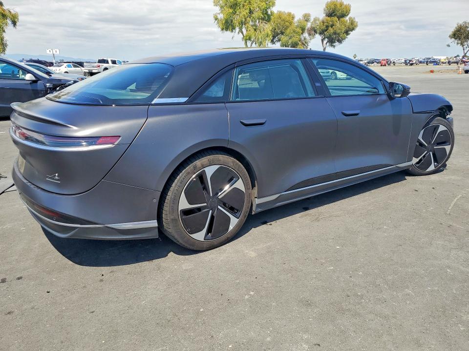 2023 Lucid Air VIN 50EA1TEA3PA002944 COPART salvage auction — FRONT END, CA - SALVAGE CERTIFICATE, sold $13,800 on 2026-07-13 (photo 3)