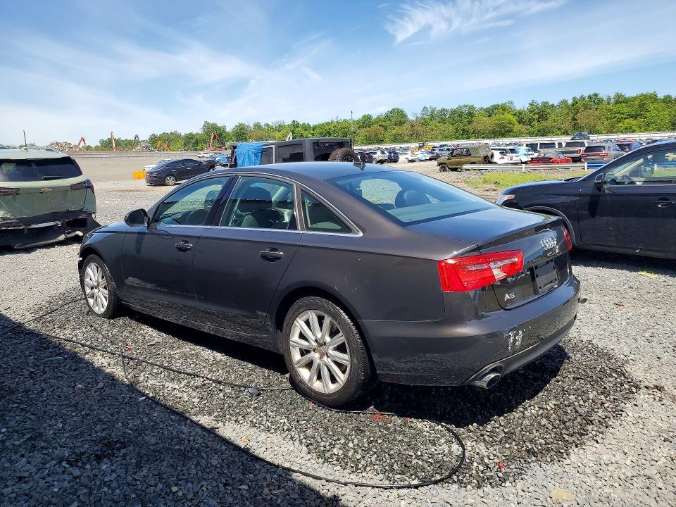 2014 Audi A6 VIN WAUDFAFC4EN131656 COPART salvage auction — FRONT END, Nj - Cert Of Title-Salvage, sold $2,500 on 2026-07-04 (photo 2)