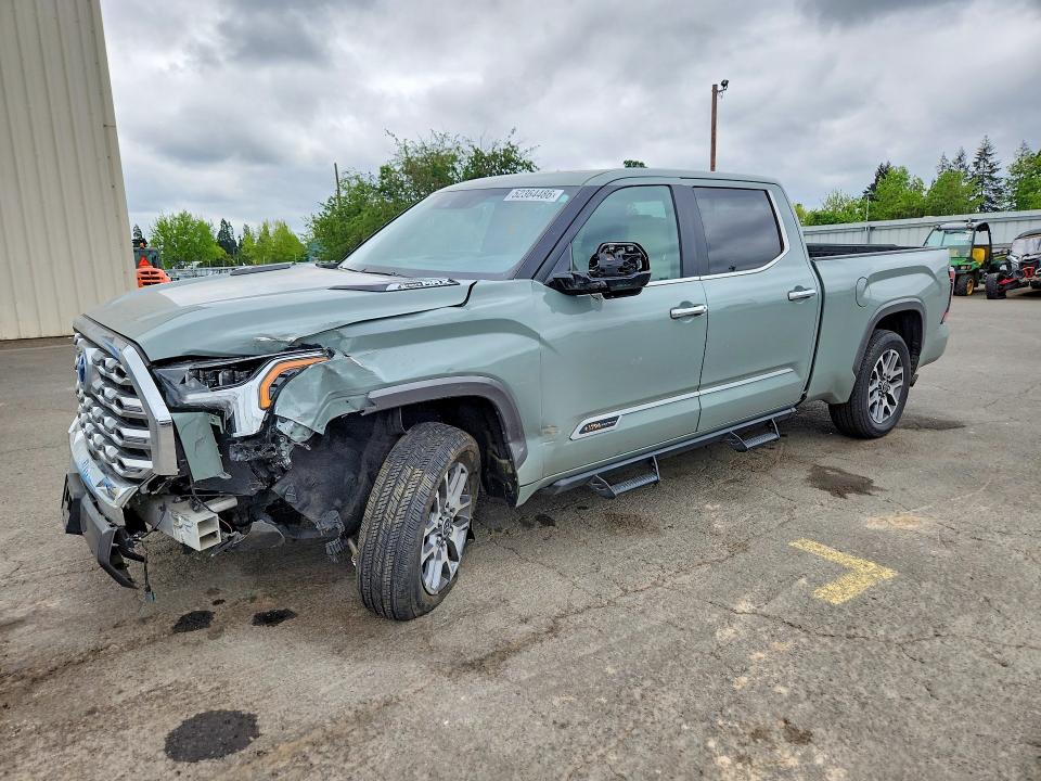 2024 Toyota Tundra VIN 5TFMC5EC6RX007970 COPART salvage auction — FRONT END, Or - Salvage Title Certificate, sold $28,000 on 2026-07-13 (photo 1)