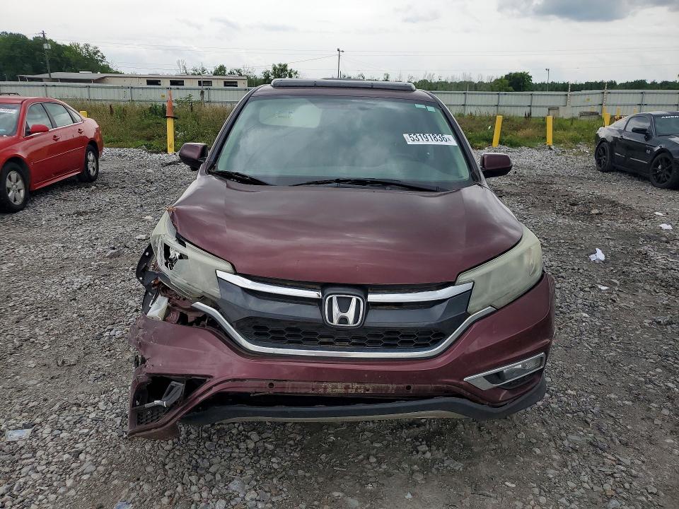 2016 Honda Cr-v VIN 2HKRM3H57GH528807 COPART salvage auction — FRONT END, Al - Cert Of Title-Parts Only Salvg, sold $3,200 on 2026-07-09 (photo 5)