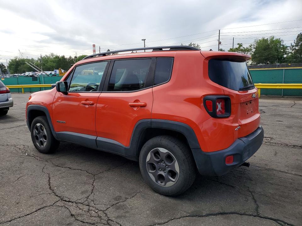 2016 Jeep Renegade VIN ZACCJBAT7GPE23340 COPART salvage auction — FRONT END, Co - Public - Salvage Title, sold $1,150 on 2026-07-07 (photo 2)