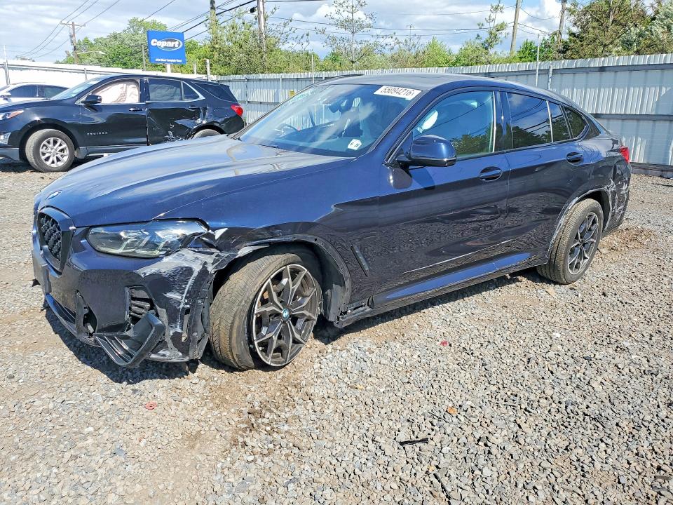 2023 BMW X4 VIN 5UX33DT04P9S77567 COPART salvage auction — SIDE, Nj - Cert Of Title-Salvage, sold $375 on 2026-07-24 (photo 1)