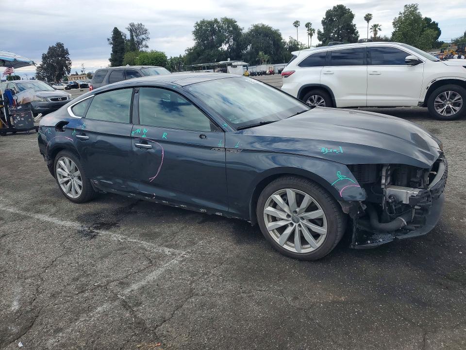 2018 Audi A5 VIN WAUANCF51JA074398 COPART salvage auction — FRONT END, Ca - Salvage Certificate, sold $4,700 on 2026-07-17 (photo 4)