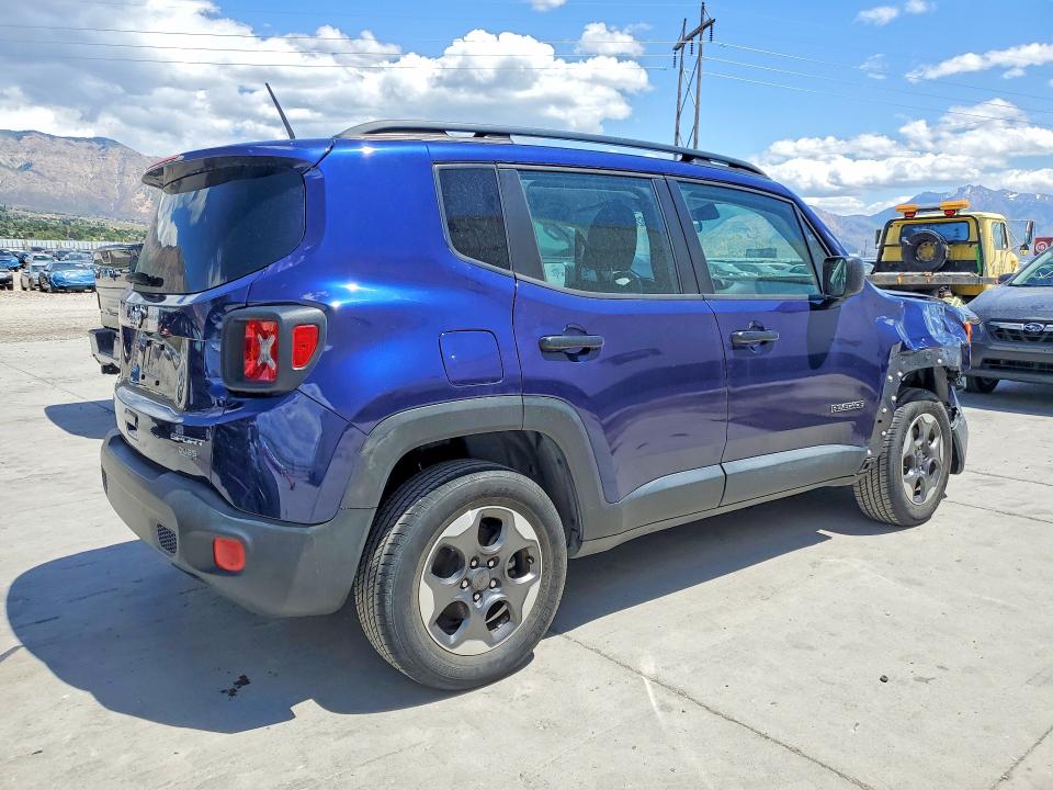 2018 Jeep Renegade VIN ZACCJBAB4JPH67903 COPART salvage auction — FRONT END, Salvage Title, sold $150 on 2026-07-27 (photo 3)