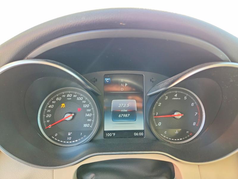 2019 Mercedes-benz Glc VIN WDC0G4KB5KV182120 COPART salvage auction — REAR END, Tx - Salvage Vehicle Title, sold $7,700 on 2026-07-09 (photo 9)
