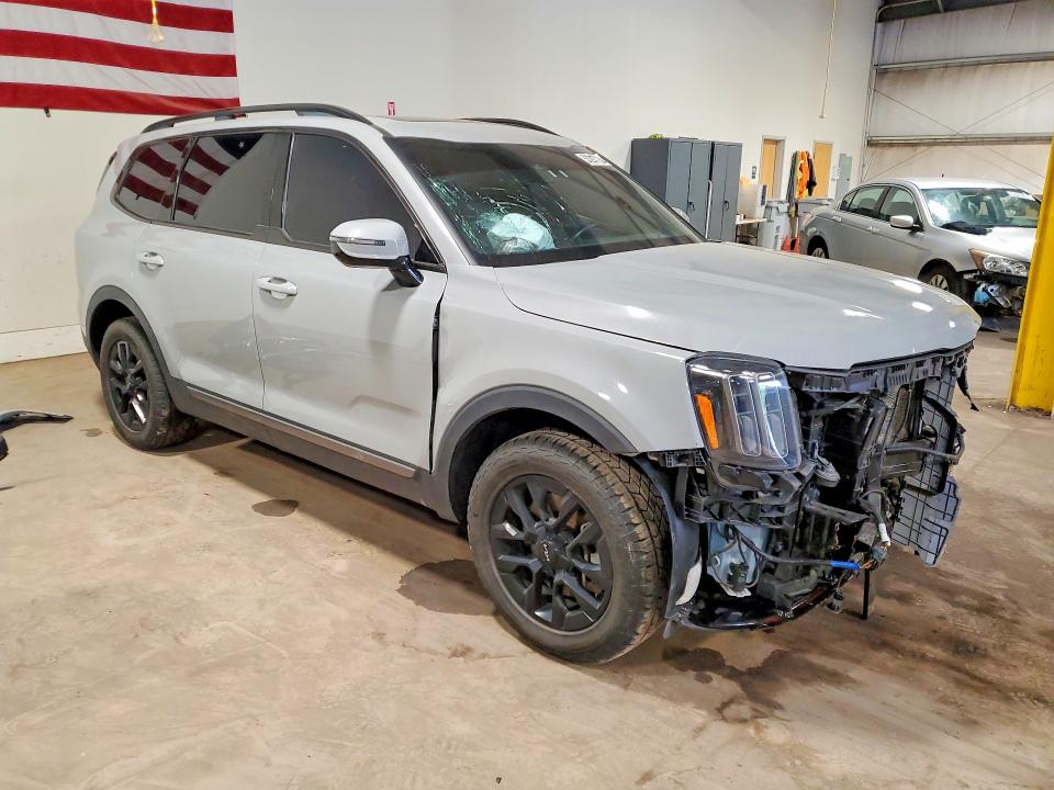 2023 Kia Telluride VIN 5XYP5DGC4PG356205 COPART salvage auction — FRONT END, Pa - Certificate Of Salvage, sold $7,700 on 2026-07-22 (photo 4)
