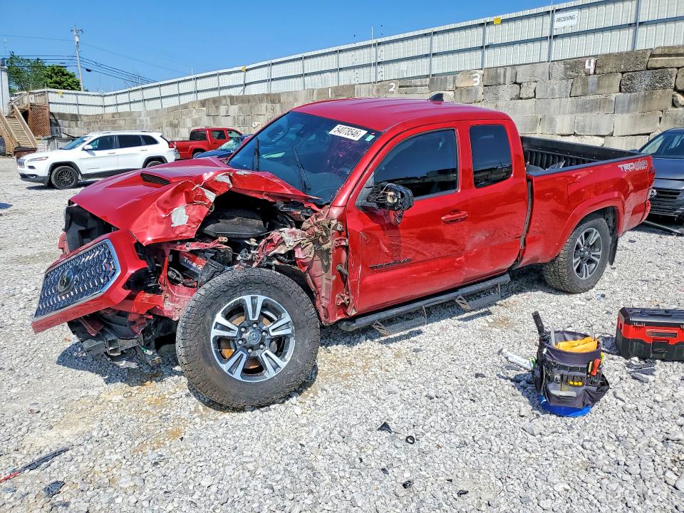 2019 Toyota Tacoma VIN 5TFSZ5AN8KX211365 COPART salvage auction — FRONT END, Ky - Cert Of Title-Salvage, sold $6,400 on 2026-07-10 (photo 1)
