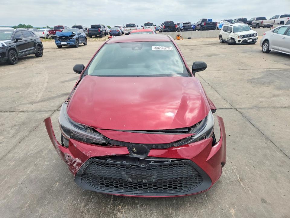 2022 Toyota Corolla VIN JTDEPMAE5NJ200618 COPART salvage auction — FRONT END, Tx - Salvage Vehicle Title, sold $3,050 on 2026-07-27 (photo 5)