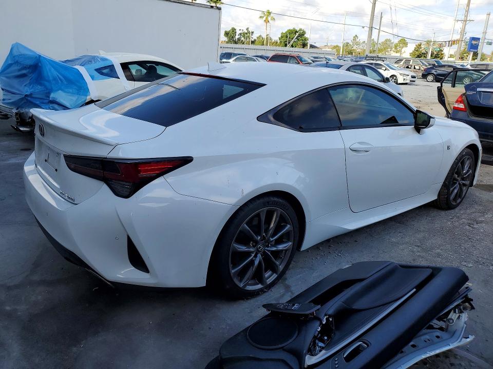2021 Lexus Rc VIN JTHGA5BC7M5011505 COPART salvage auction — SIDE, FL, sold $8,300 on 2026-08-14 (photo 3)