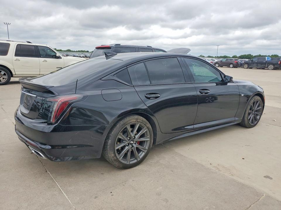 2022 Cadillac Ct5 VIN 1G6DP5RK6N0128302 COPART salvage auction — FRONT END, Tx - Salvage Vehicle Title, sold $12,100 on 2026-07-23 (photo 3)