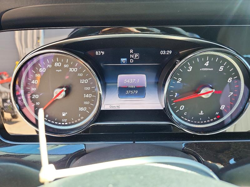 2018 Mercedes-benz E-klasse VIN WDDZF4JB0JA487733 COPART salvage auction — FRONT END, Id - Salvage Certificate Of Title, sold $6,700 on 2026-07-28 (photo 9)