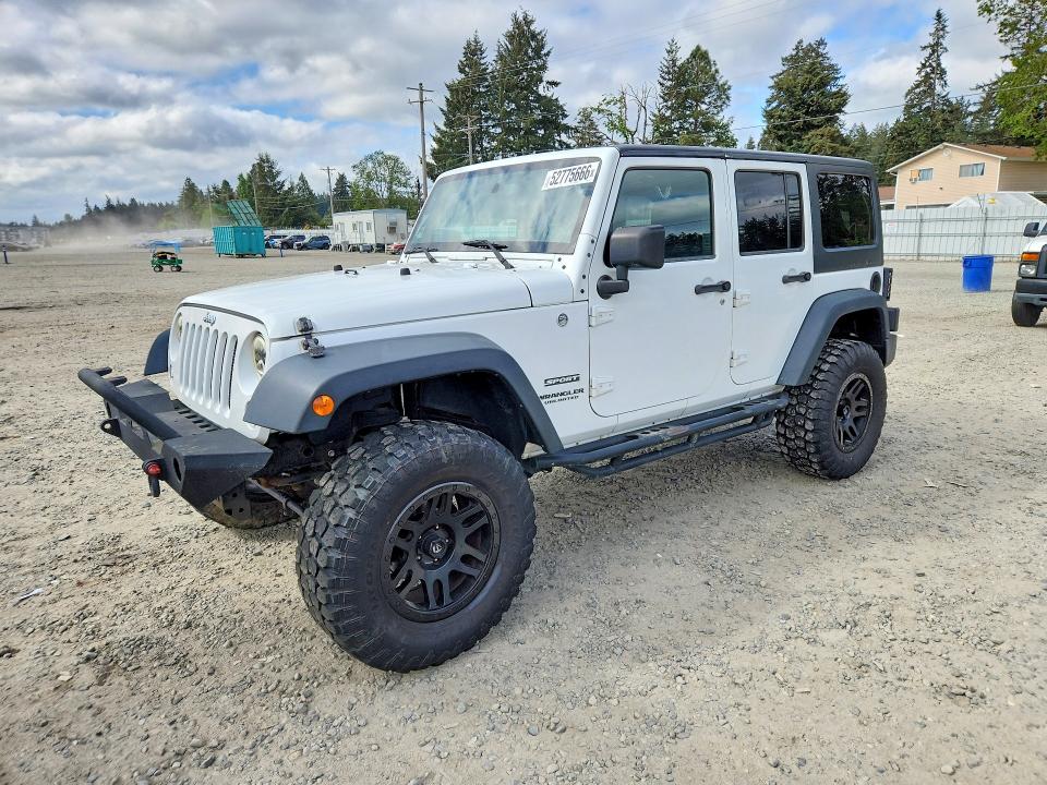 2014 Jeep VIN 1C4BJWDG5EL145797 COPART salvage auction — SIDE, Wa - Vehicle Cert Of Ownership-Titl, sold $7,100 on 2026-07-11 (photo 1)