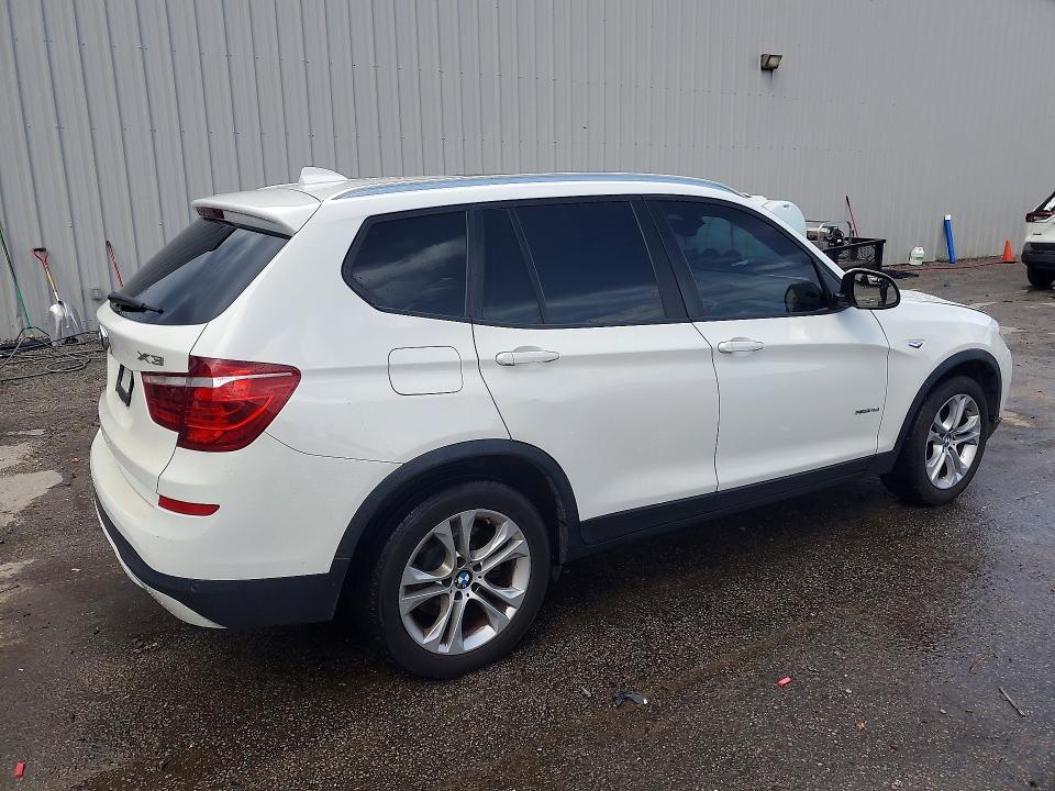 2015 BMW X3 VIN 5UXWX7C50F0K34409 COPART salvage auction — FRONT END, SC - CERT OF TITLE-SALVAGE, sold $1,500 on 2026-07-20 (photo 3)