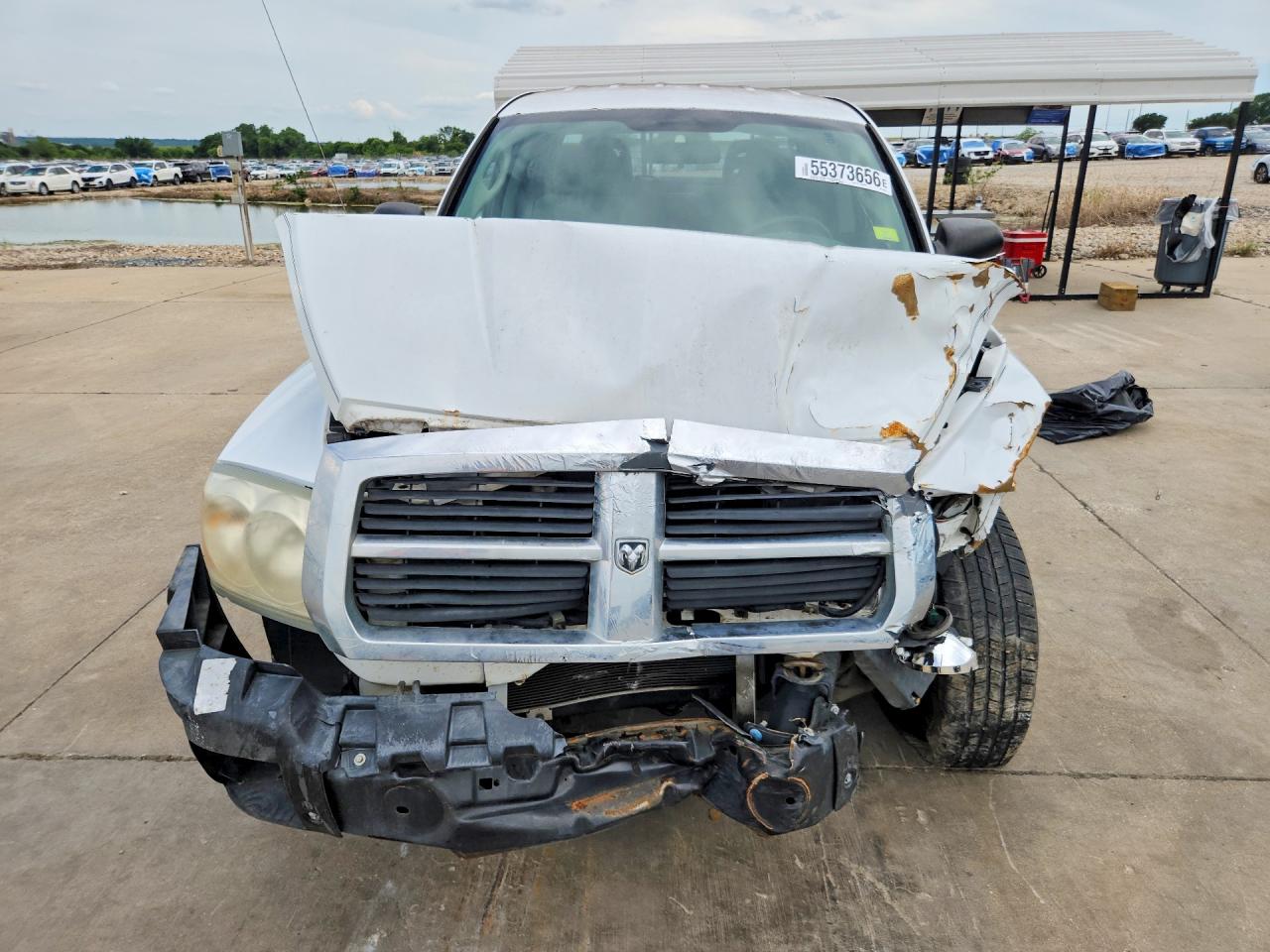 2006 Dodge Dakota VIN 1D7HE28K16S686879 COPART salvage auction — Front End, TX - SALVAGE VEHICLE TITLE, sold $725 on 2026-06-25 (photo 5)