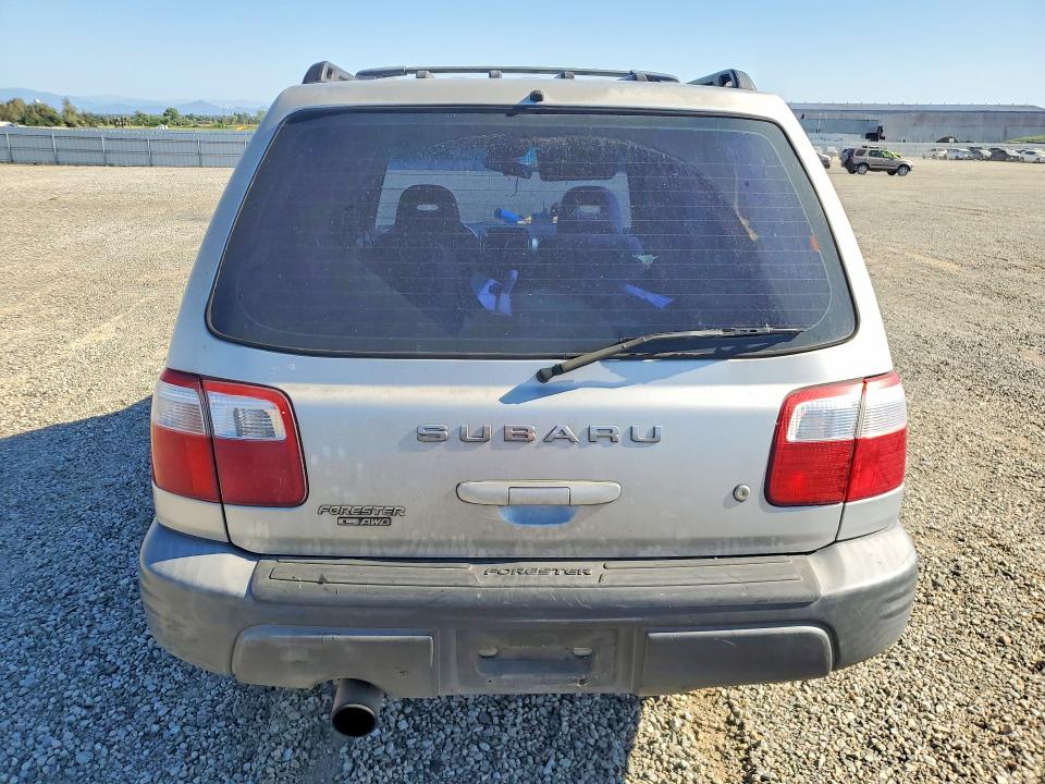 2002 Subaru Forester VIN JF1SF63552G731010 COPART salvage auction — FRONT END, Ca - Salvage Certificate, sold $60 on 2026-07-10 (photo 6)