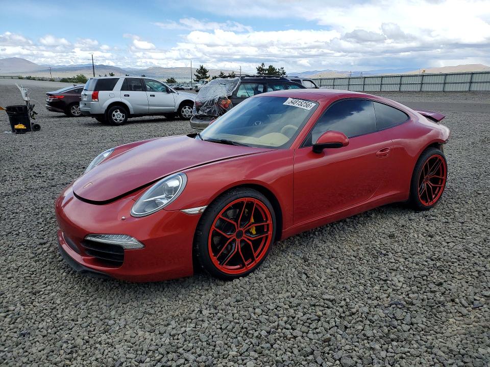 2014 Porsche 911 VIN WP0AA2A91ES107211 COPART salvage auction — REAR END, Nv - Salvage Title, sold $36,000 on 2026-07-02 (photo 1)