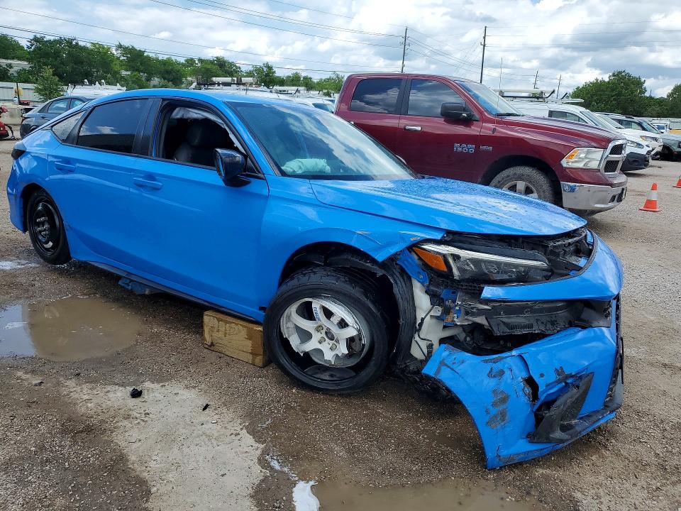 2022 Honda Civic VIN 19XFL2H85NE010013 COPART salvage auction — FRONT END, TX - CERTIFICATE OF TITLE, sold $3,150 on 2026-07-09 (photo 4)