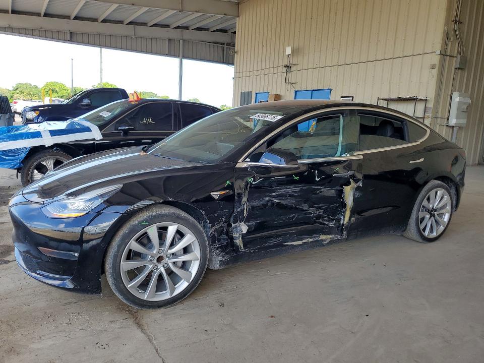 2018 Tesla Model 3 VIN 5YJ3E1EA2JF175763 COPART salvage auction — SIDE, FL - CERT OF TITLE SLVG REBUILDABLE, sold $4,550 on 2026-07-29 (photo 1)