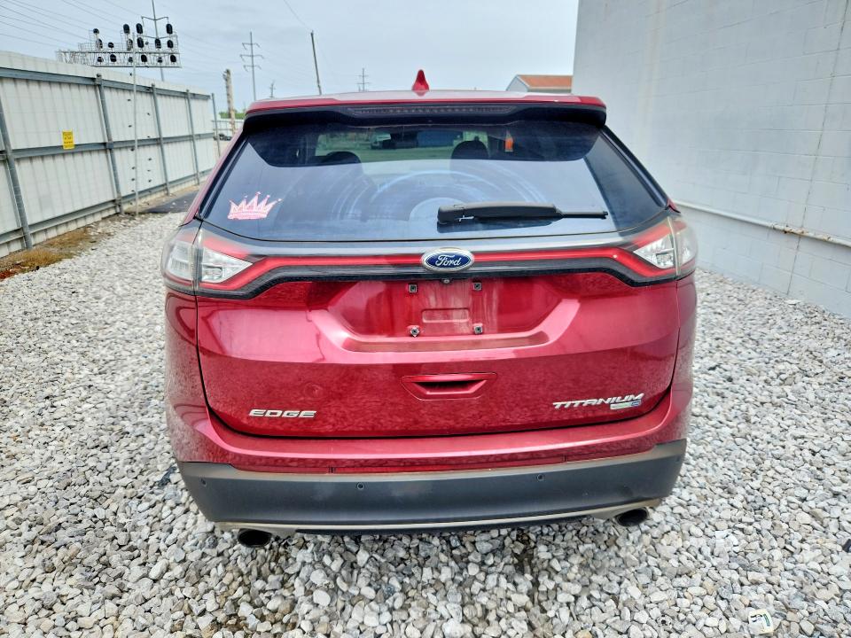 2016 Ford Edge VIN 2FMPK4K97GBB18580 COPART salvage auction — FRONT END, Wv - Certificate Of Title, sold $2,550 on 2026-07-02 (photo 6)