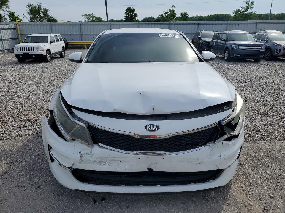 2018 Kia Optima VIN 5XXGT4L32JG201708 COPART salvage auction — FRONT END, Ia - Cert Of Title-Salvage Title, sold $1,700 on 2026-07-10 (photo 5)