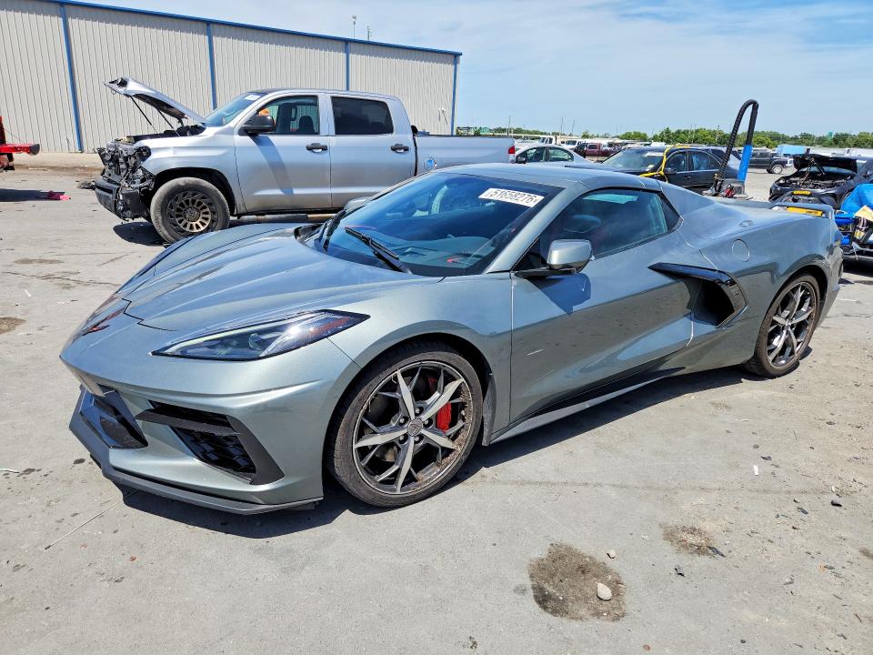 2022 Chevrolet Corvette stingray VIN 1G1YB3D44N5108359 COPART salvage auction — Rear End, FL - CERT OF TITLE SLVG REBUILDABLE, sold $42,000 on 2026-05-18 (photo 1)